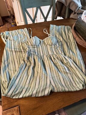 Adorable striped jumpsuit